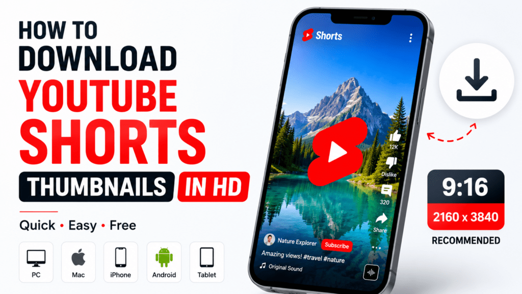 How to Download YouTube Shorts Thumbnails in HD